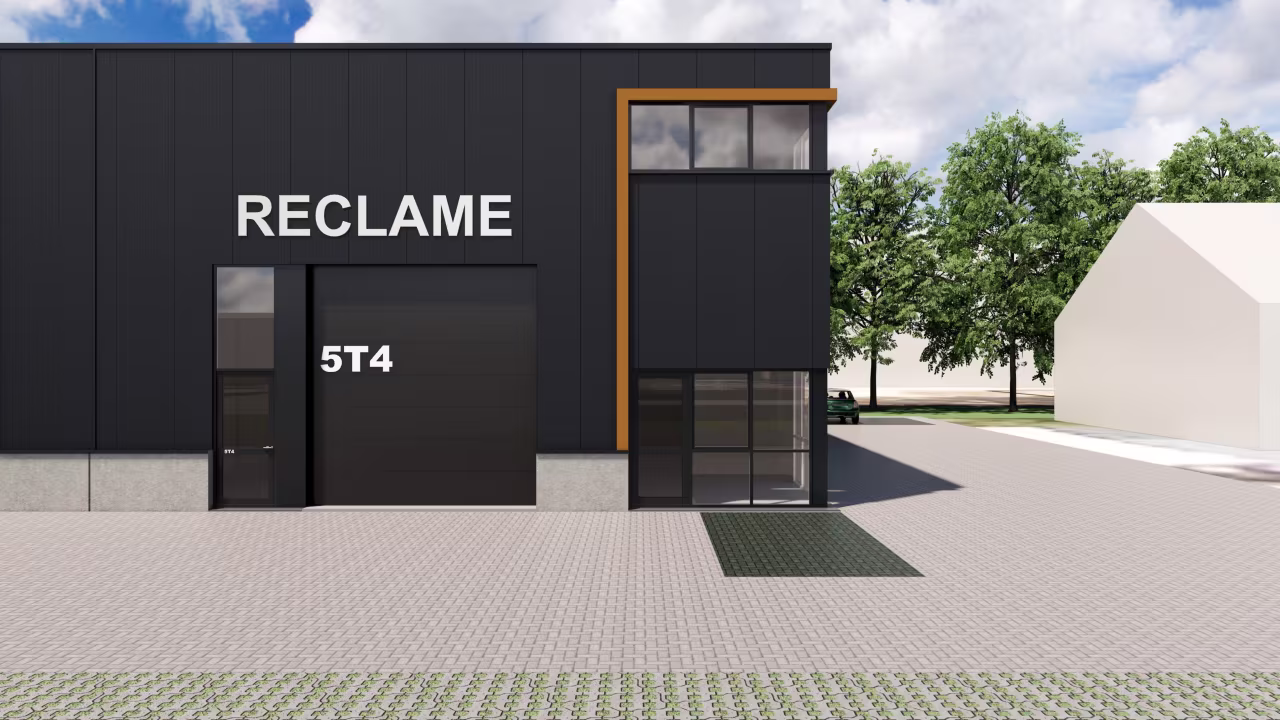Vier nieuwe bedrijfsunits van Tools Heerlen in Nederland, gebouwd door Derdaele+