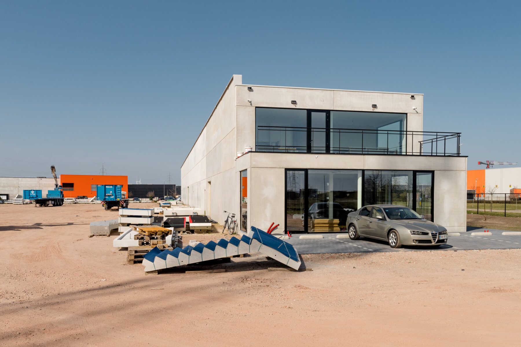 Industrieel gebouw van 3T Beton in Lommel.