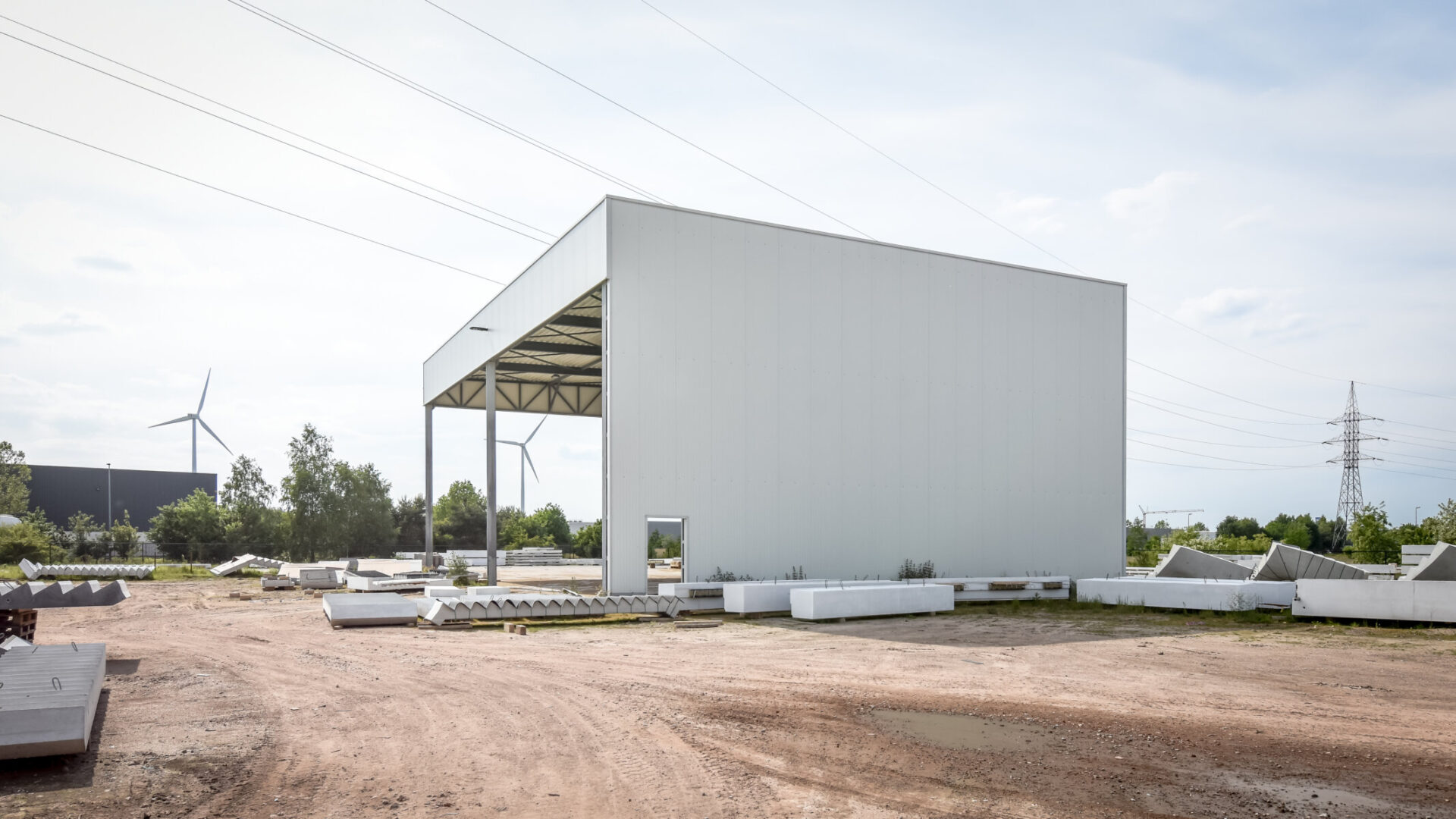 Industrieel gebouw van 3T Beton in Lommel.