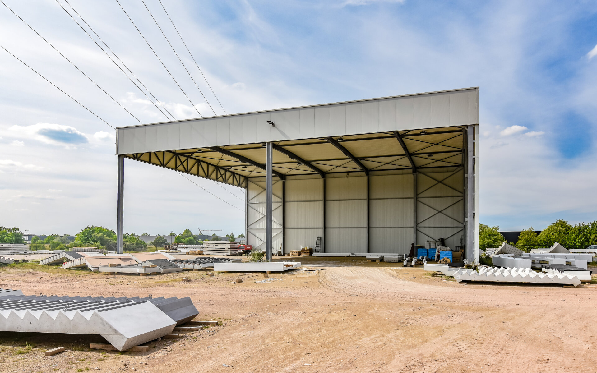 Industrieel gebouw van 3T Beton in Lommel.
